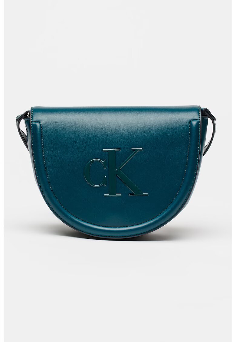 CALVIN KLEIN Чанта през рамо от еко кожа с капаче
