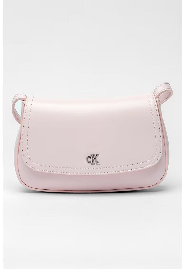 CALVIN KLEIN Чанта през рамо от еко кожа с регулируема презрамка