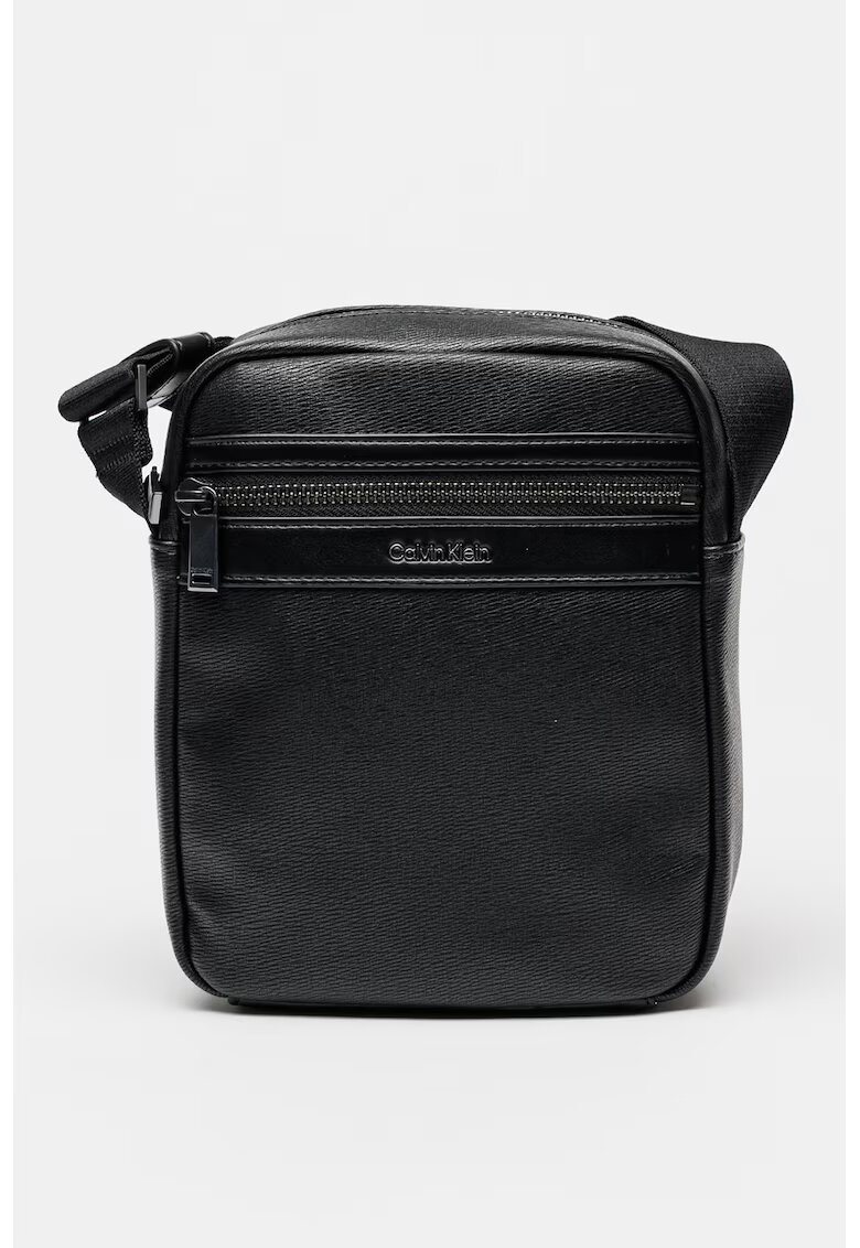 CALVIN KLEIN Чанта през рамо от еко кожа с цип