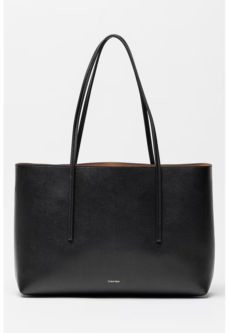 CALVIN KLEIN Чанта Tote от еко кожа - Черен