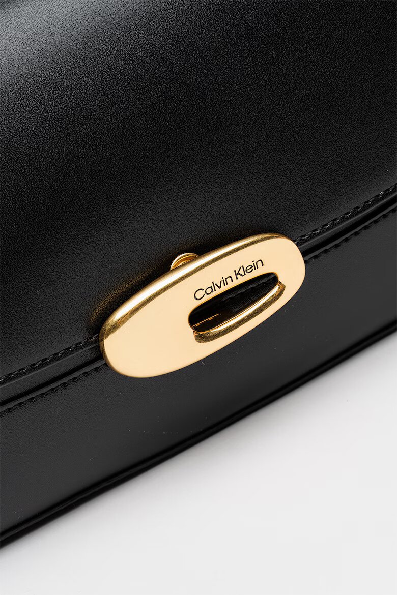 CALVIN KLEIN Чанта за рамо от еко кожа Черен