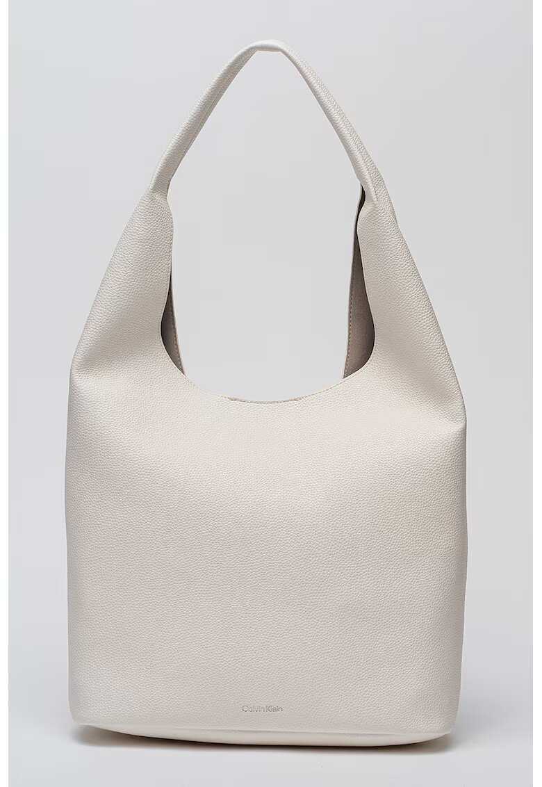 CALVIN KLEIN Чанта за рамо от еко кожа Slouchy Pebble с отделящ се несесер