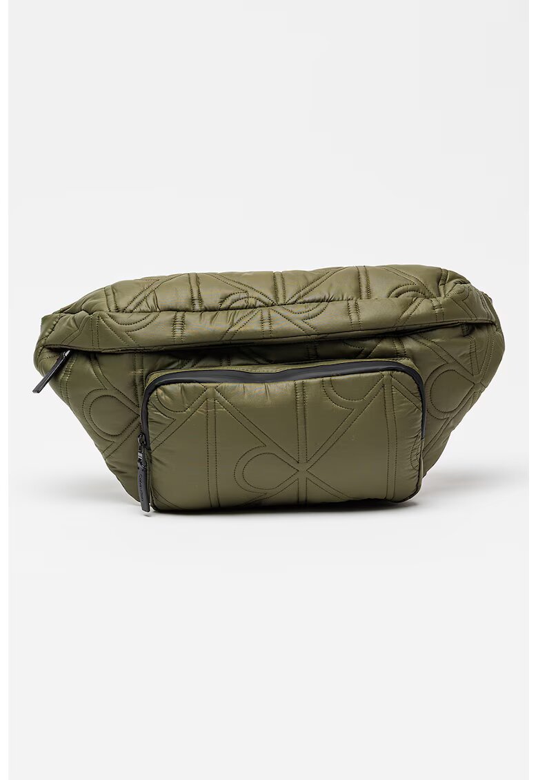 CALVIN KLEIN Чанта за талията Puffer Sling - Бледо каки