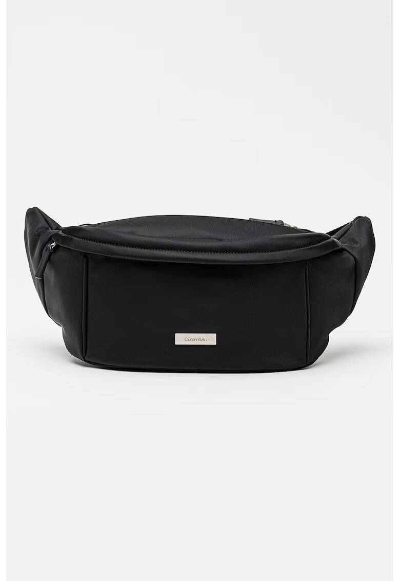 CALVIN KLEIN Чанта за талията Sleek от текстил - Черен