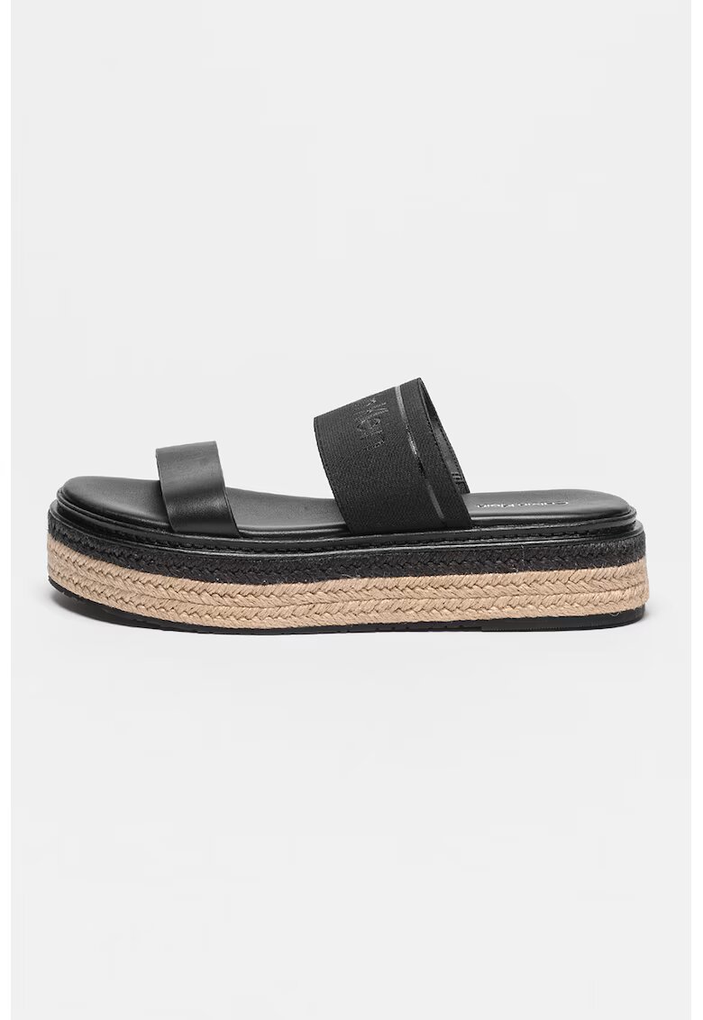 CALVIN KLEIN Чехли тип еспадрили с равна платформа