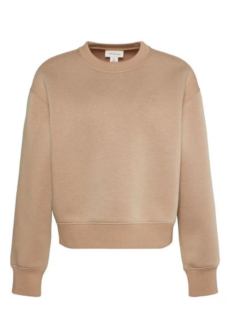 CALVIN KLEIN Дамска блуза LS BOXY SCUBA CREW SWEATSHIRT - полиестер -