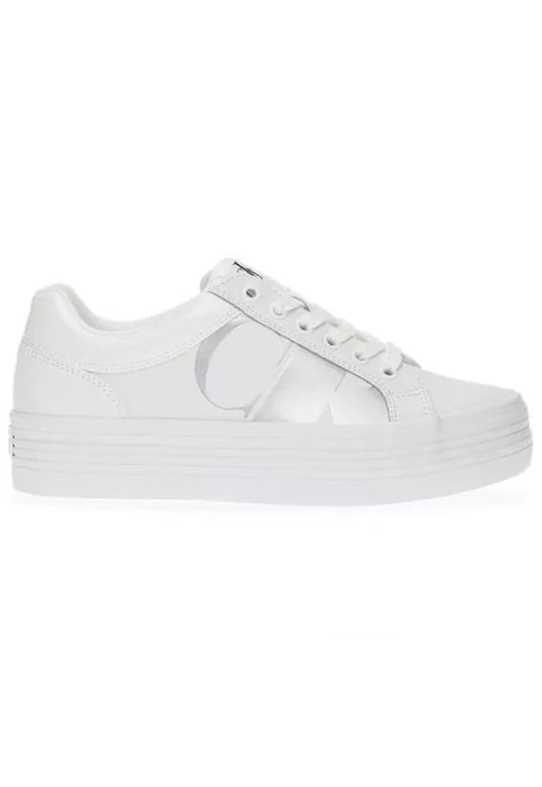 CALVIN KLEIN Дамски кецове Bold Vulc Flat Low Lth - YW0YW01414-01V - бели