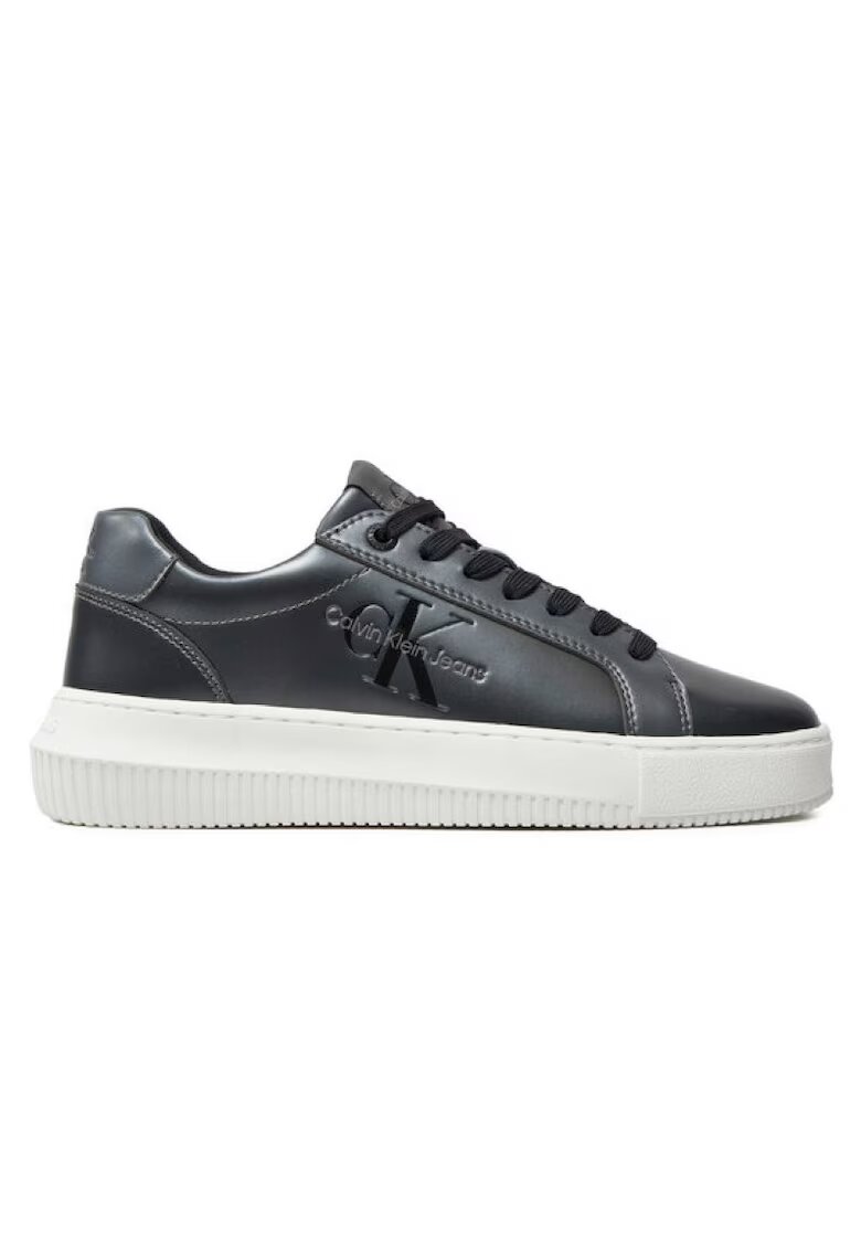 CALVIN KLEIN Дамски кецове дебела подметка с връзки - м л - м тл - YW0YW01517-0GT - Черни