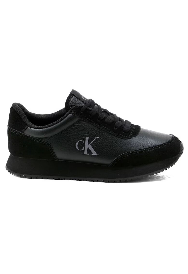 CALVIN KLEIN Дамски маратонки маратонки с връзки - runner laceup low mix mg - YW0YW01798-0GJ - Черни