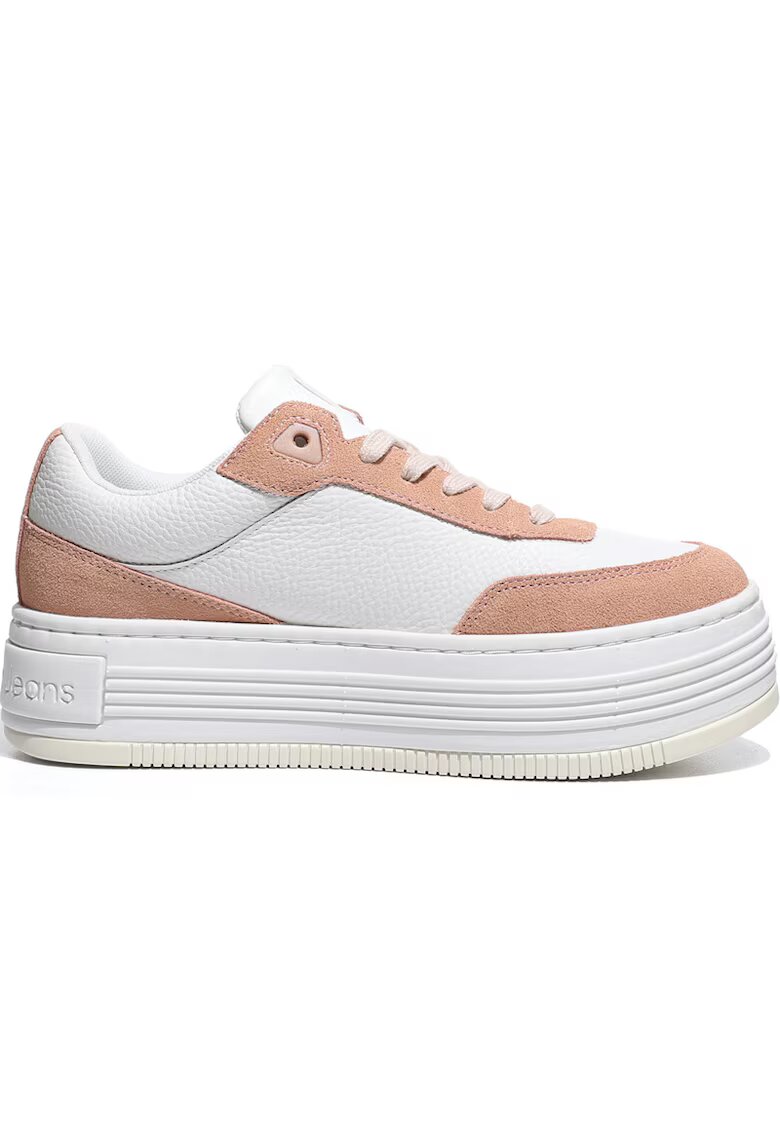 CALVIN KLEIN Дамски спортни обувки плоски и нисък дизайн с дантела - YW0YW01797-0K6 -