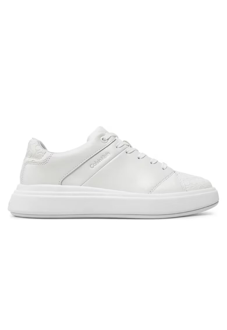 CALVIN KLEIN Дамски спортни обувки с връзки и подметка тип „cupsole“ - моно микс - HW0HW02218-YBR -