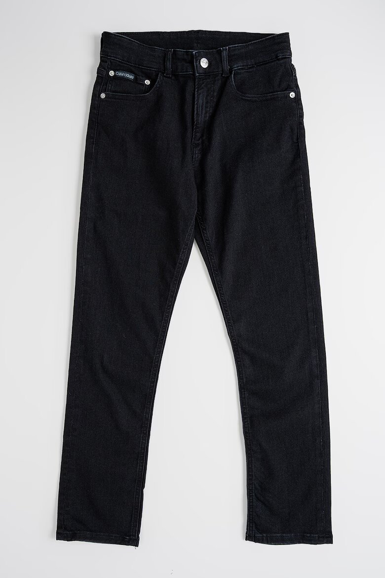 CALVIN KLEIN Дънки тип Dad Избеляло черно