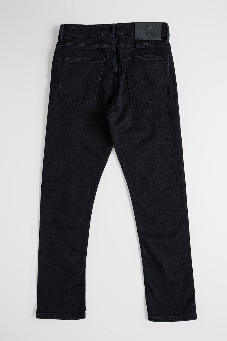 CALVIN KLEIN Дънки тип Dad Избеляло черно