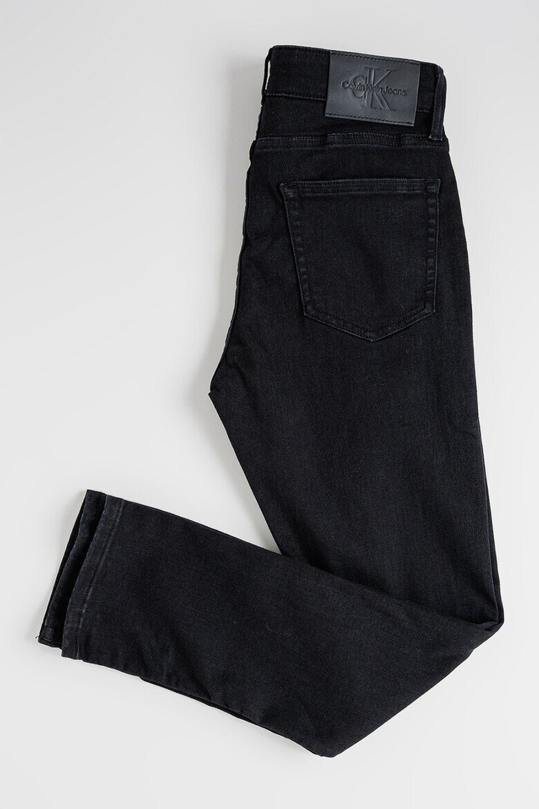 CALVIN KLEIN Дънки тип Dad Избеляло черно