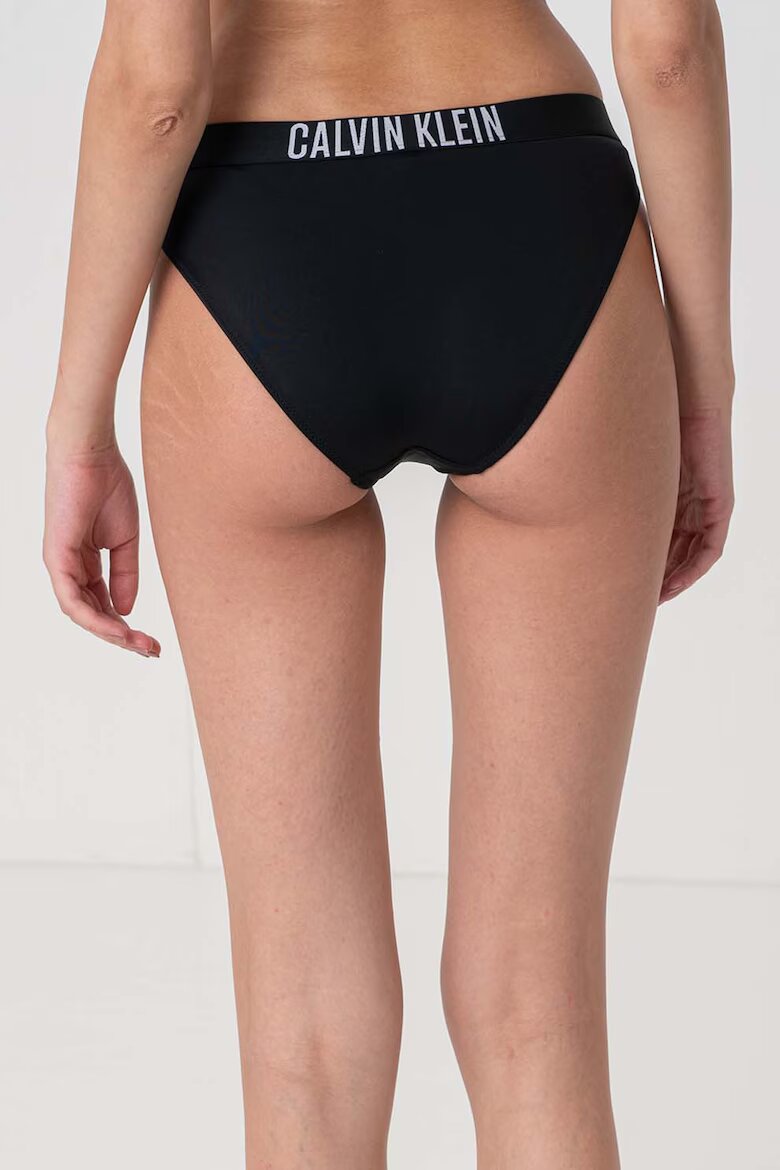 CALVIN KLEIN Долна част на бански тип бикини с лого Черен