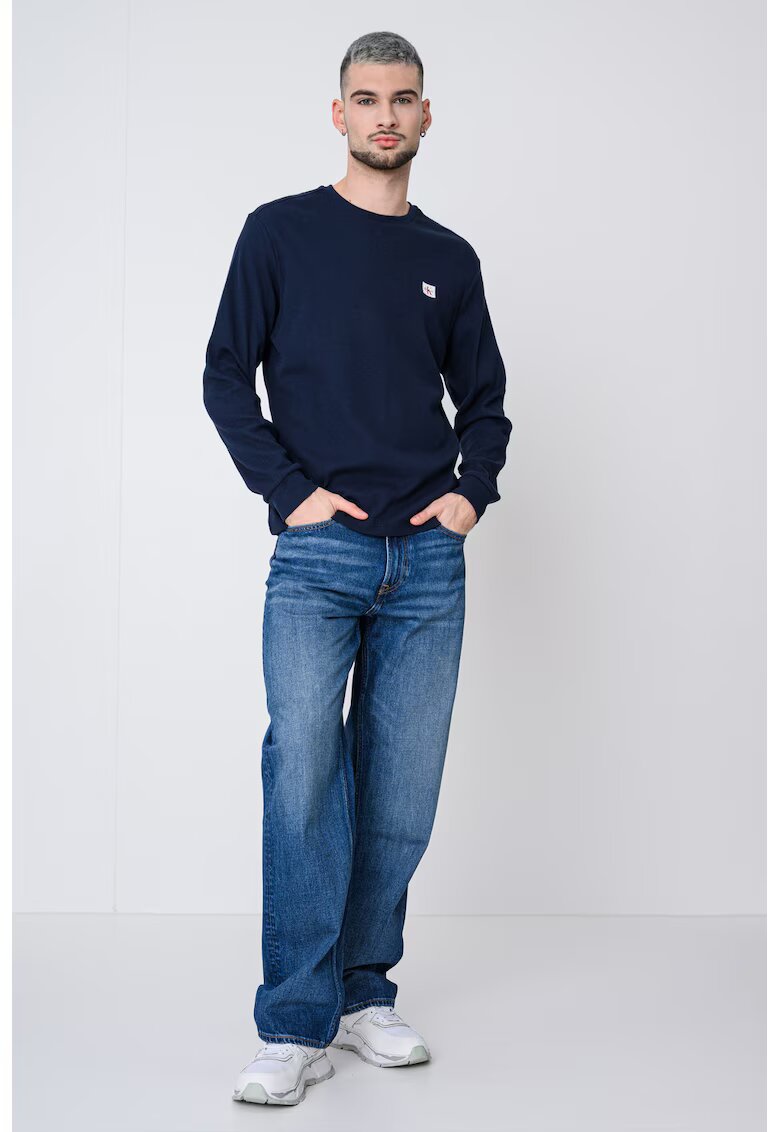 CALVIN KLEIN JEANS Блуза с овално деколте