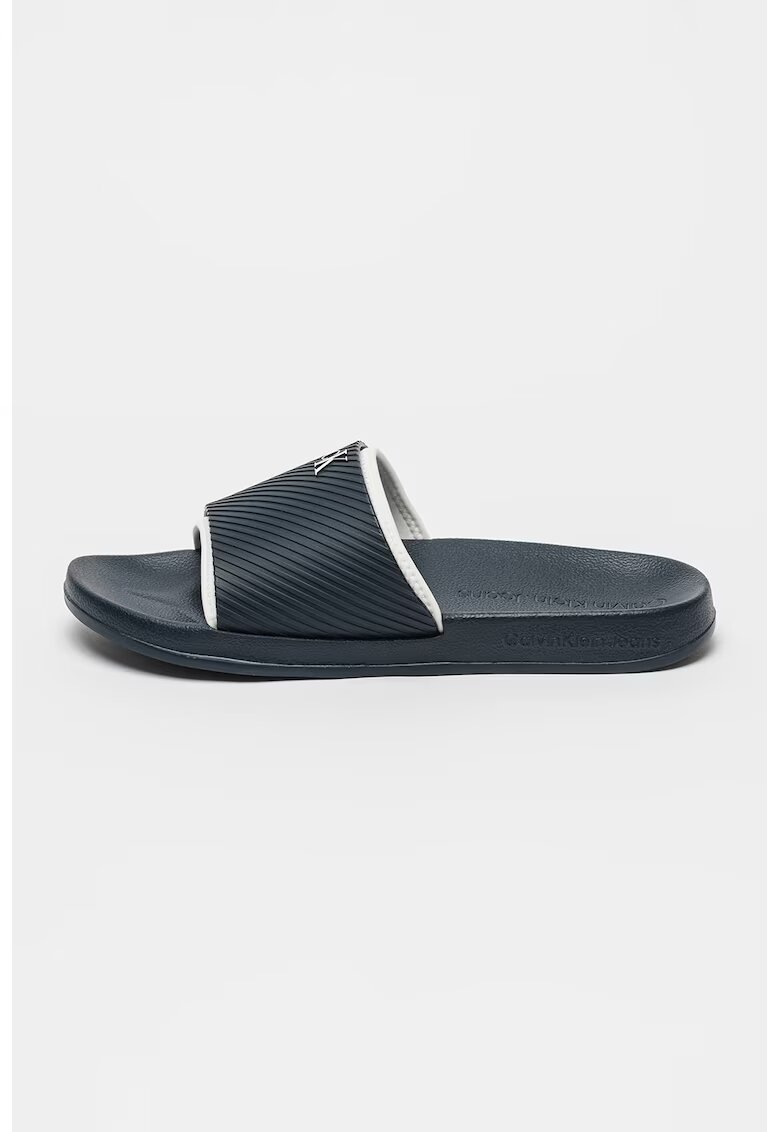 CALVIN KLEIN JEANS Чехли от еко кожа с лого