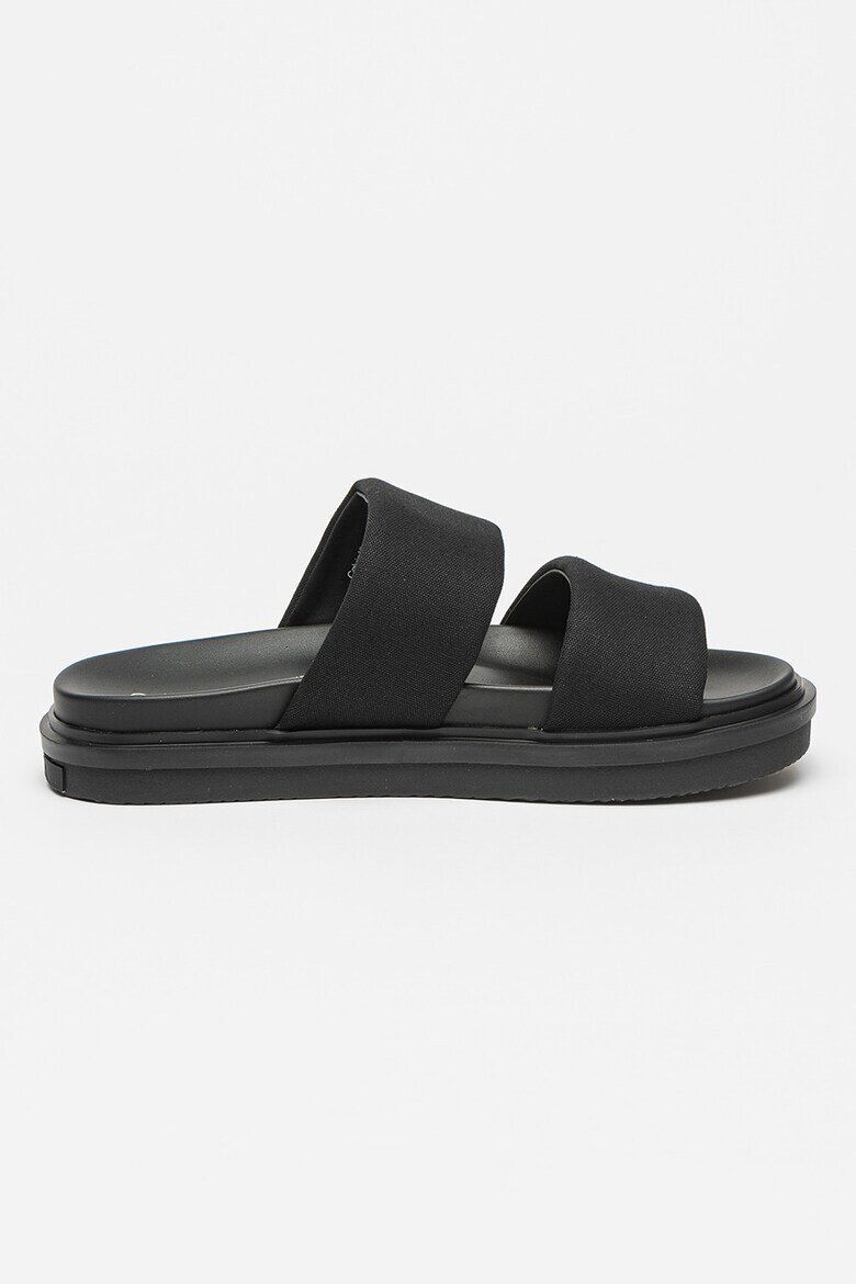 CALVIN KLEIN JEANS Чехли с платформа Черен