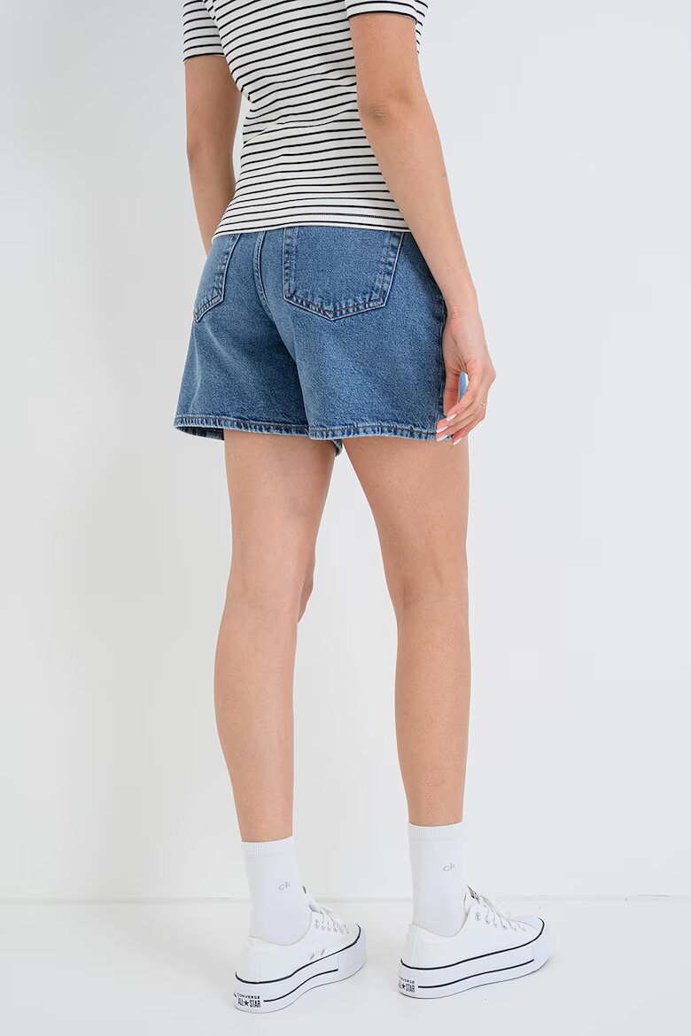 CALVIN KLEIN JEANS Къс панталон от деним с 5 джоба Тъмносин