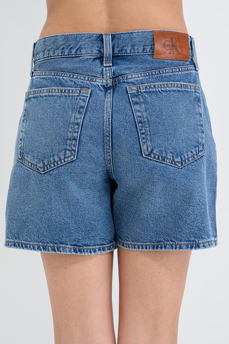 CALVIN KLEIN JEANS Къс панталон от деним с 5 джоба Тъмносин