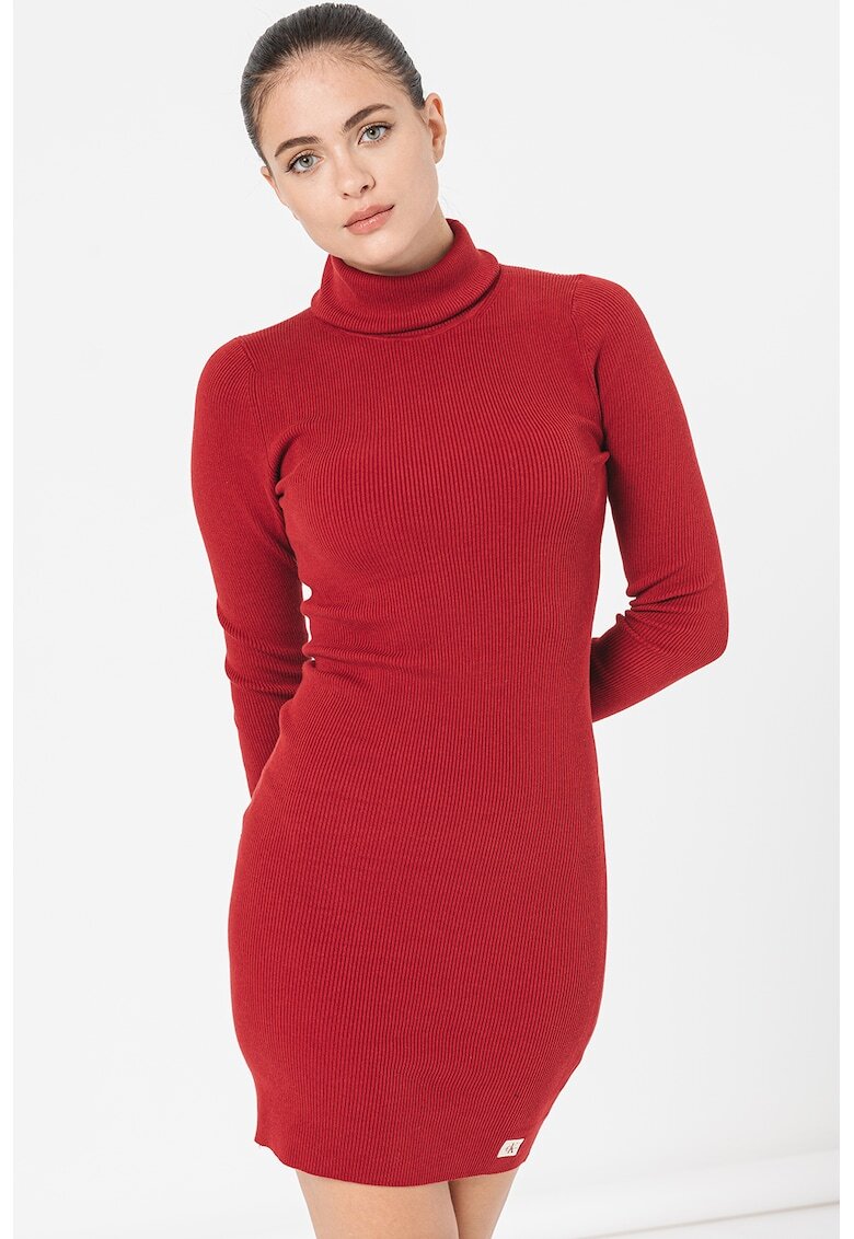 CALVIN KLEIN JEANS Къса рокля-поло по тялото