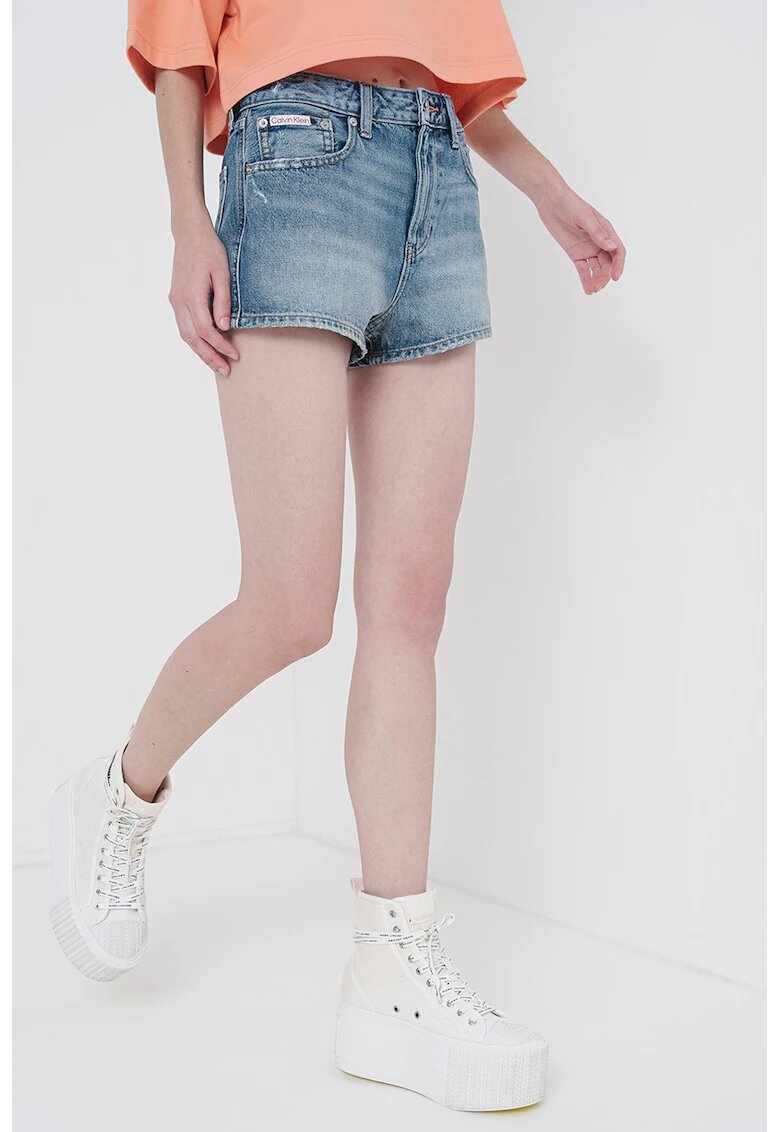 CALVIN KLEIN JEANS Къси дънки с миди талия