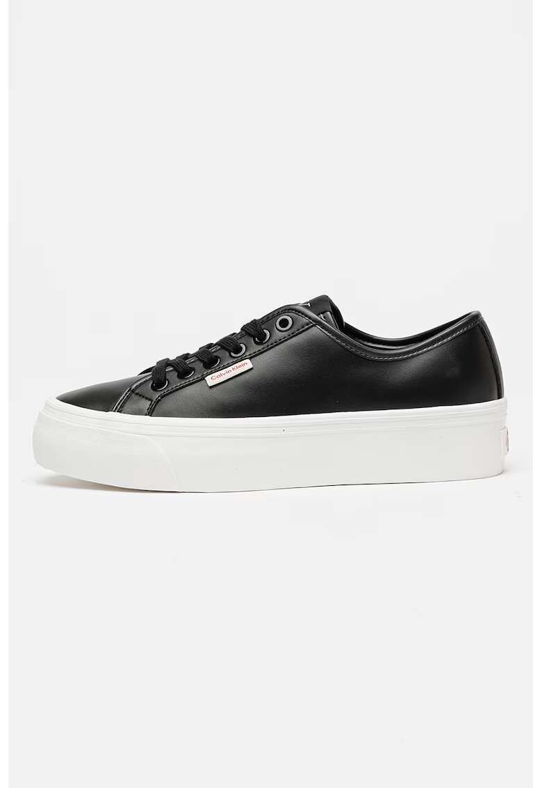 CALVIN KLEIN JEANS Маратонки с равна платформа - Черен