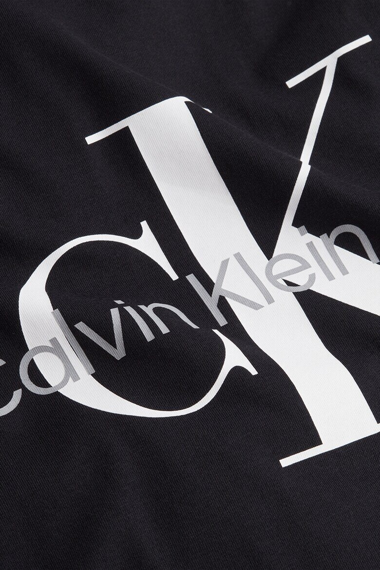 CALVIN KLEIN JEANS Мъжка тениска Тъмносин 28036 Избеляло черно/Мръснобял