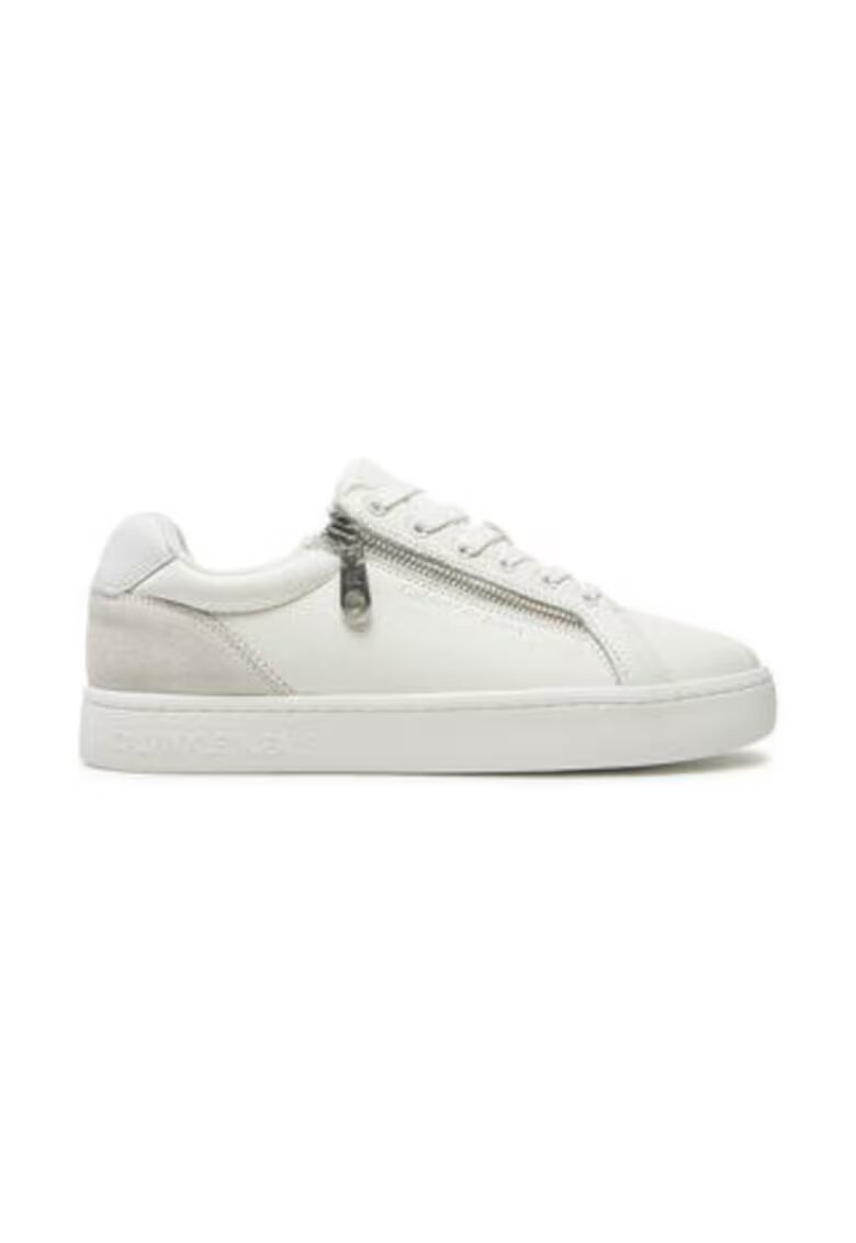 CALVIN KLEIN JEANS Мъжки кецове - 304568039 - естествена кожа - бели