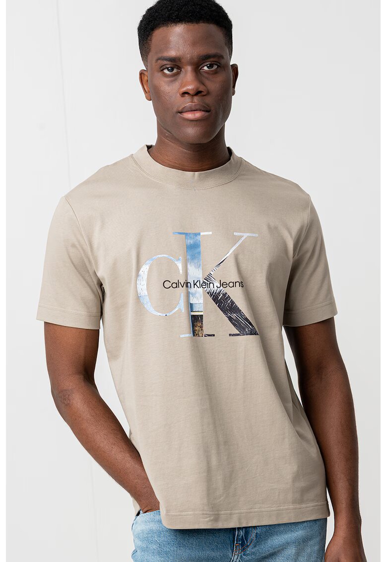 CALVIN KLEIN JEANS Памучна тениска с лого