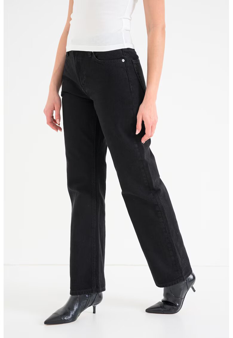 CALVIN KLEIN JEANS Прави дънки - Черен
