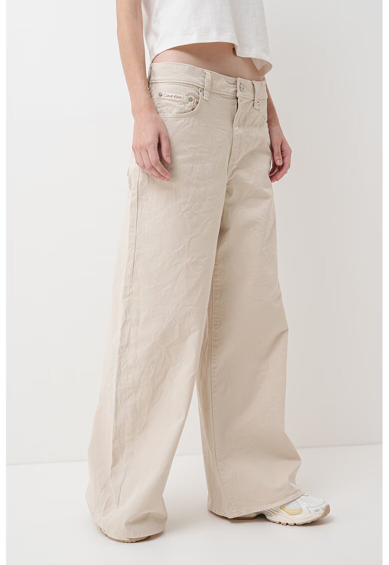 CALVIN KLEIN JEANS Широки дънки с висока талия