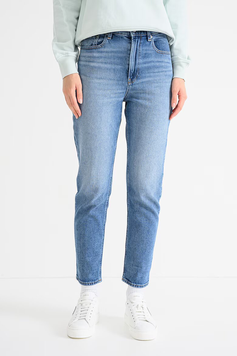 CALVIN KLEIN JEANS Скъсени дънки над глезена Светлосин