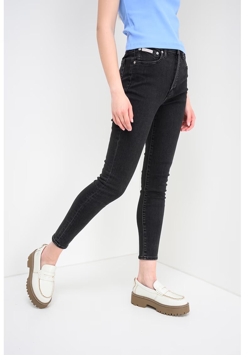 CALVIN KLEIN JEANS Скини дънки с висока талия