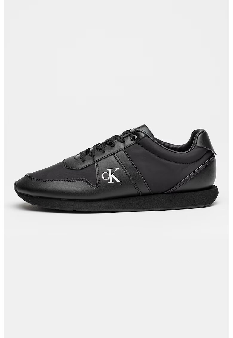 CALVIN KLEIN JEANS Скосени спортни обувки със синтетика