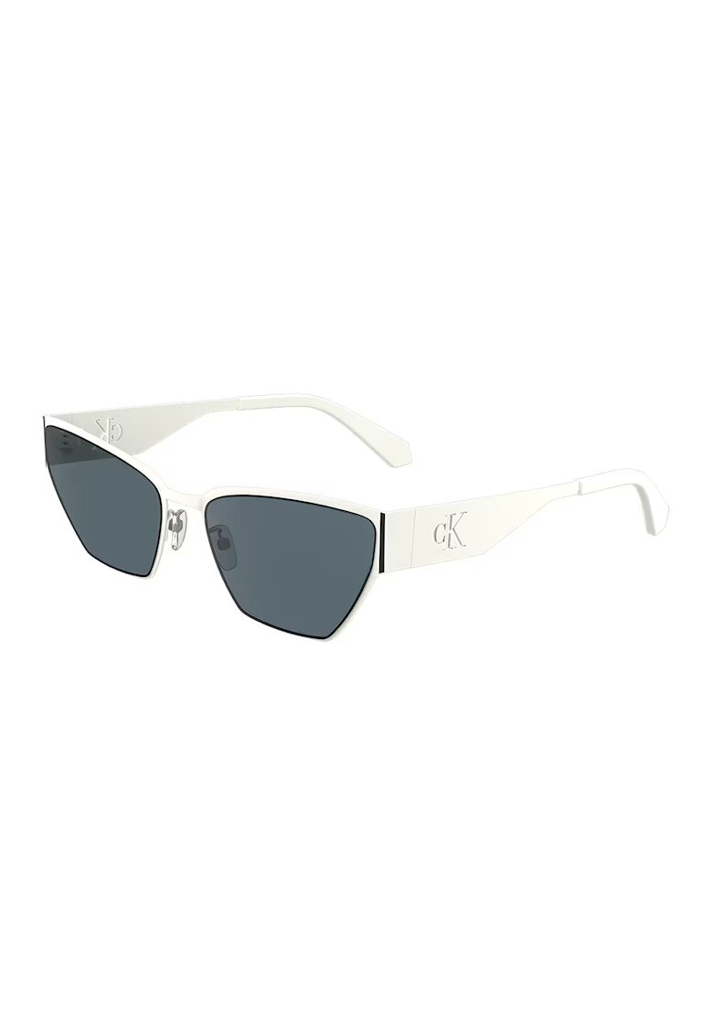 CALVIN KLEIN JEANS Слънчеви очила Cat-Eye - Черен/Мръснобял