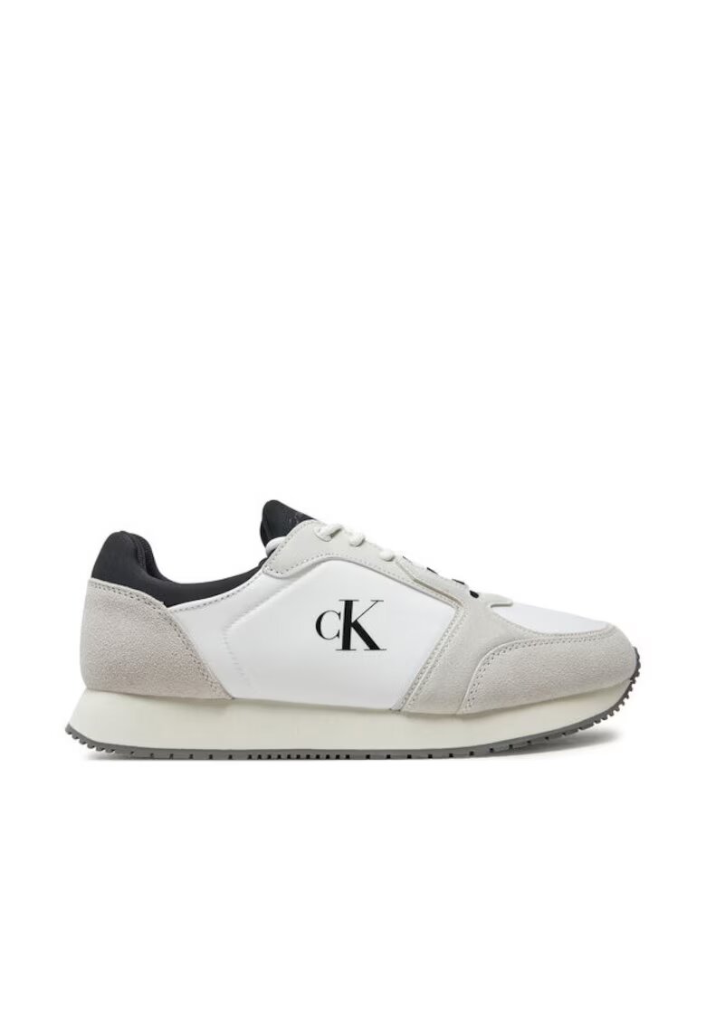 CALVIN KLEIN JEANS Спортни обувки 304567797 - екологична кожа - бели
