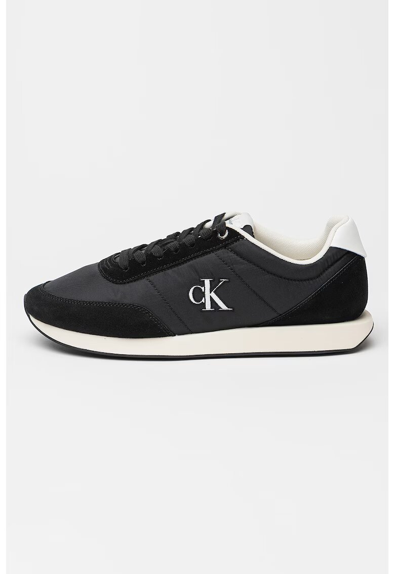 CALVIN KLEIN JEANS Спортни обувки Retro Runner - Черен/Бял