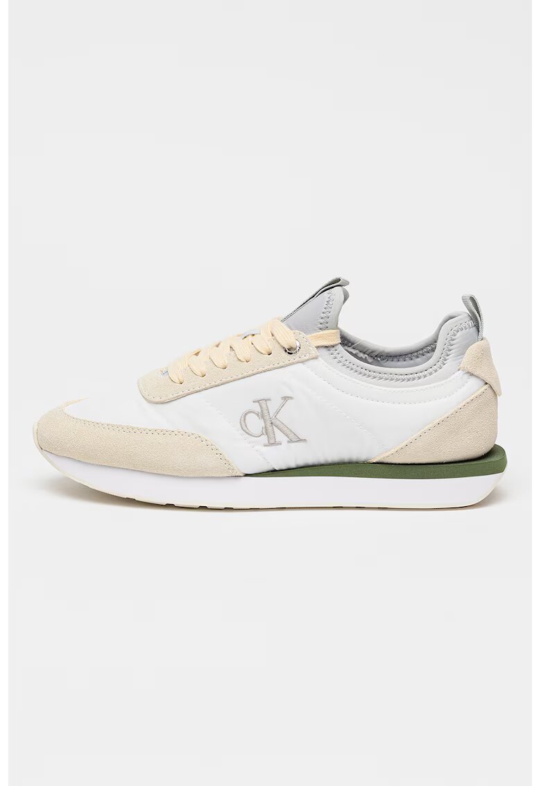 CALVIN KLEIN JEANS Спортни обувки Retro Runner с велур