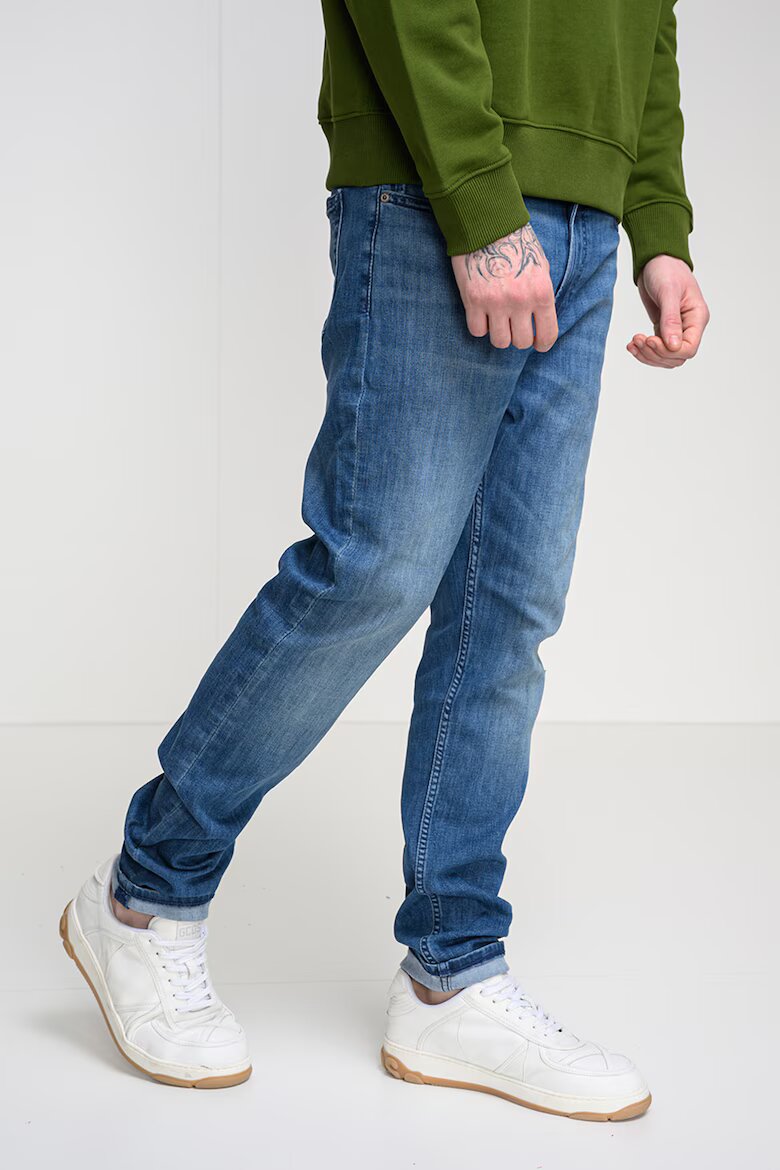 CALVIN KLEIN JEANS Стандартни дънки с изчистен десен Светлосин