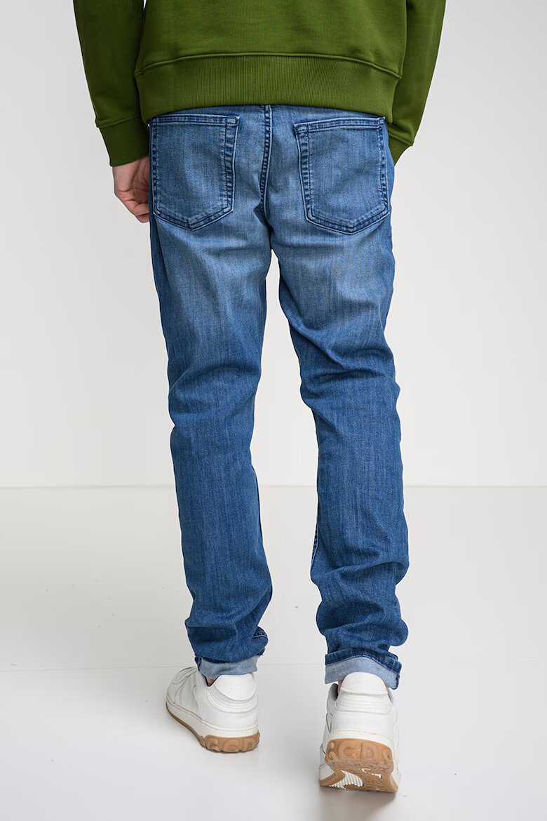 CALVIN KLEIN JEANS Стандартни дънки с изчистен десен Светлосин