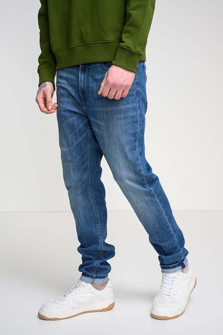 CALVIN KLEIN JEANS Стандартни дънки с изчистен десен Светлосин