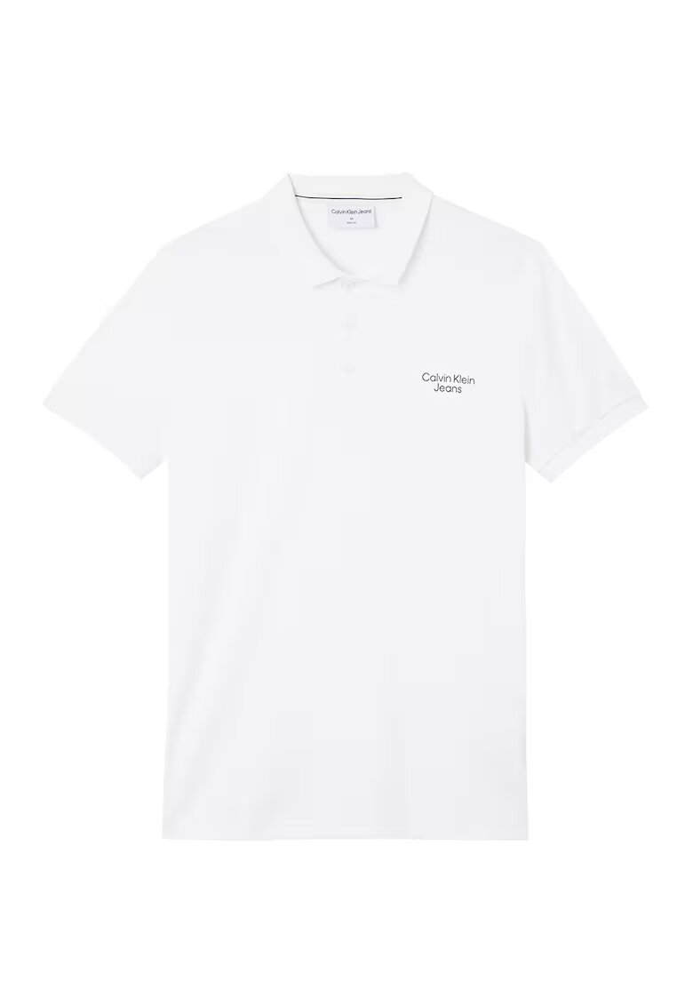 CALVIN KLEIN JEANS Тениска с яка и лого