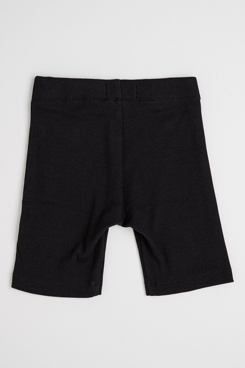 CALVIN KLEIN Къс клин с рипс Черен