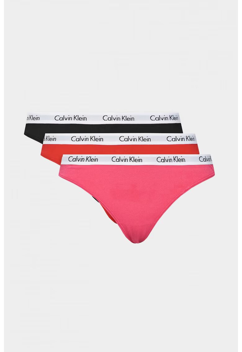 CALVIN KLEIN Комплект 3 чифта класически дамски гащи 000QD5146E