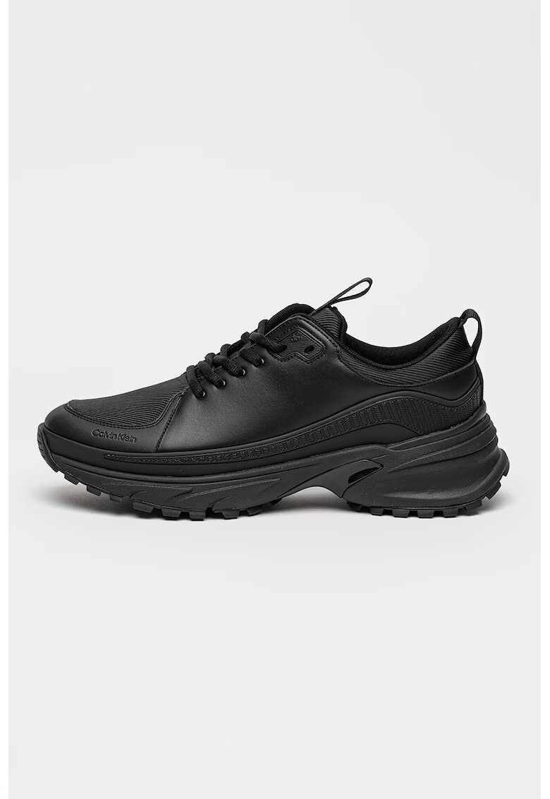 CALVIN KLEIN Кожени маратонки Hike Runner с мрежа