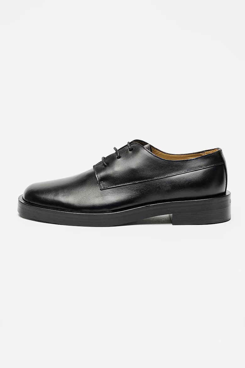 CALVIN KLEIN Кожени обувки Derby Черен