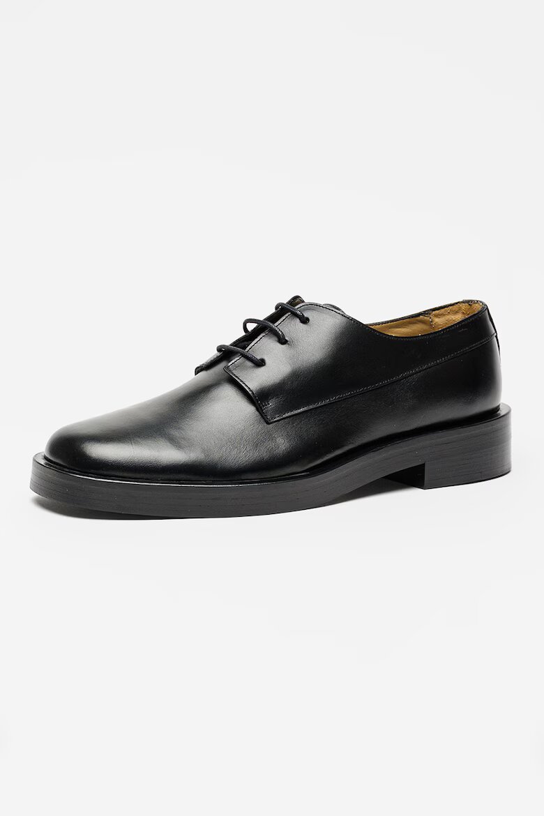CALVIN KLEIN Кожени обувки Derby Черен