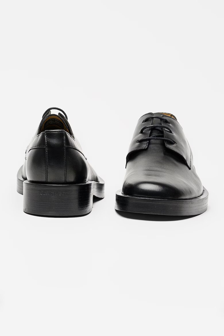 CALVIN KLEIN Кожени обувки Derby Черен