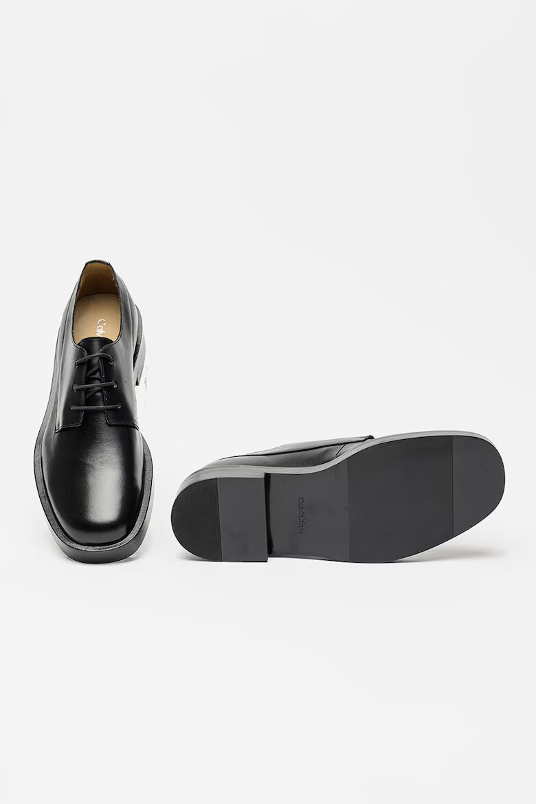 CALVIN KLEIN Кожени обувки Derby Черен